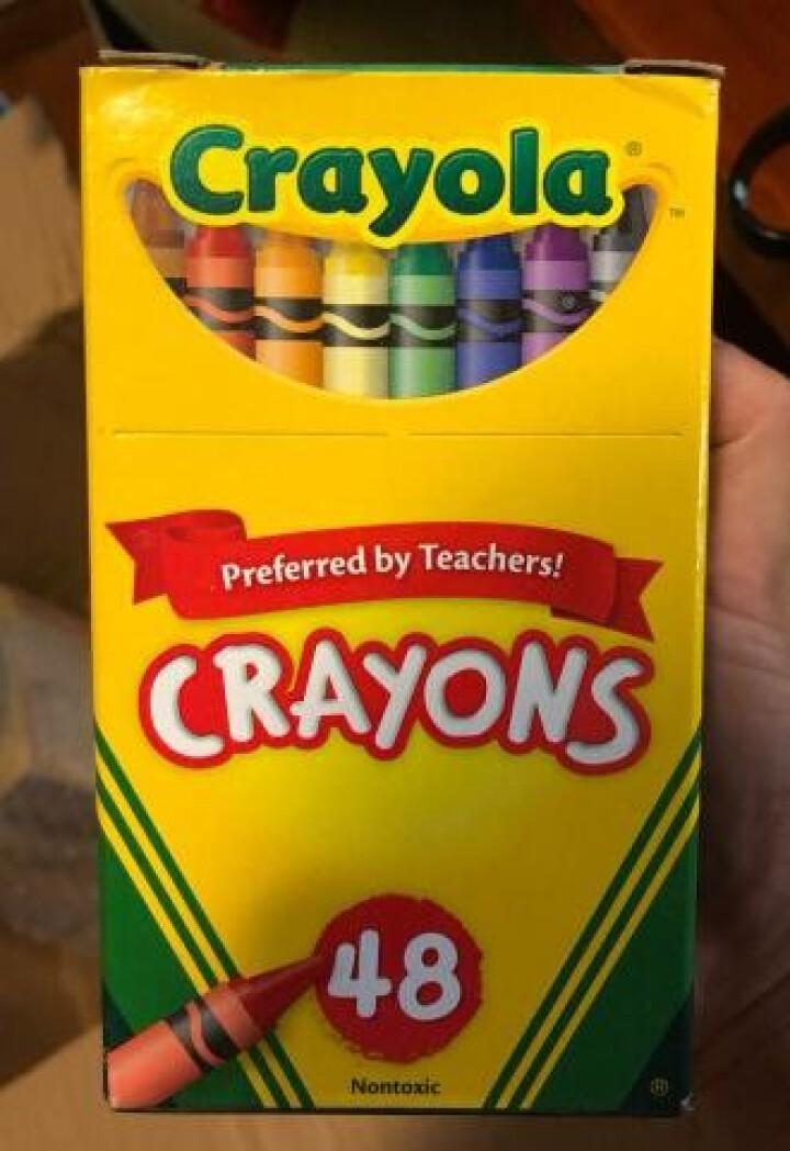 美国绘儿乐Crayola 儿童绘画 画笔工具 彩色蜡笔套装 学生绘画练习 24色标准蜡笔52,第4张