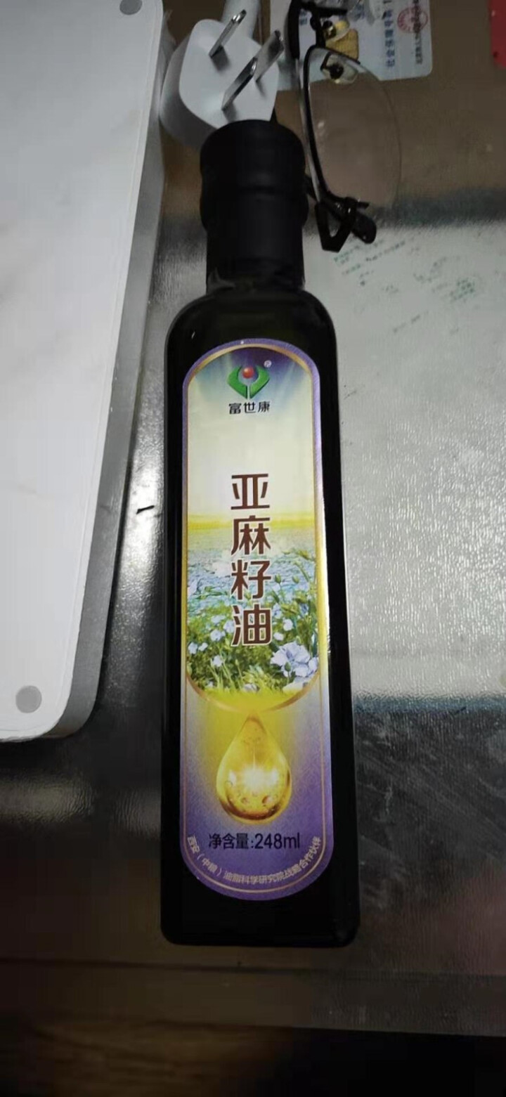 富世康 亚麻籽油冷榨初榨食用油 月子油 248ml怎么样，好用吗，口碑，心得，评价，试用报告,第3张