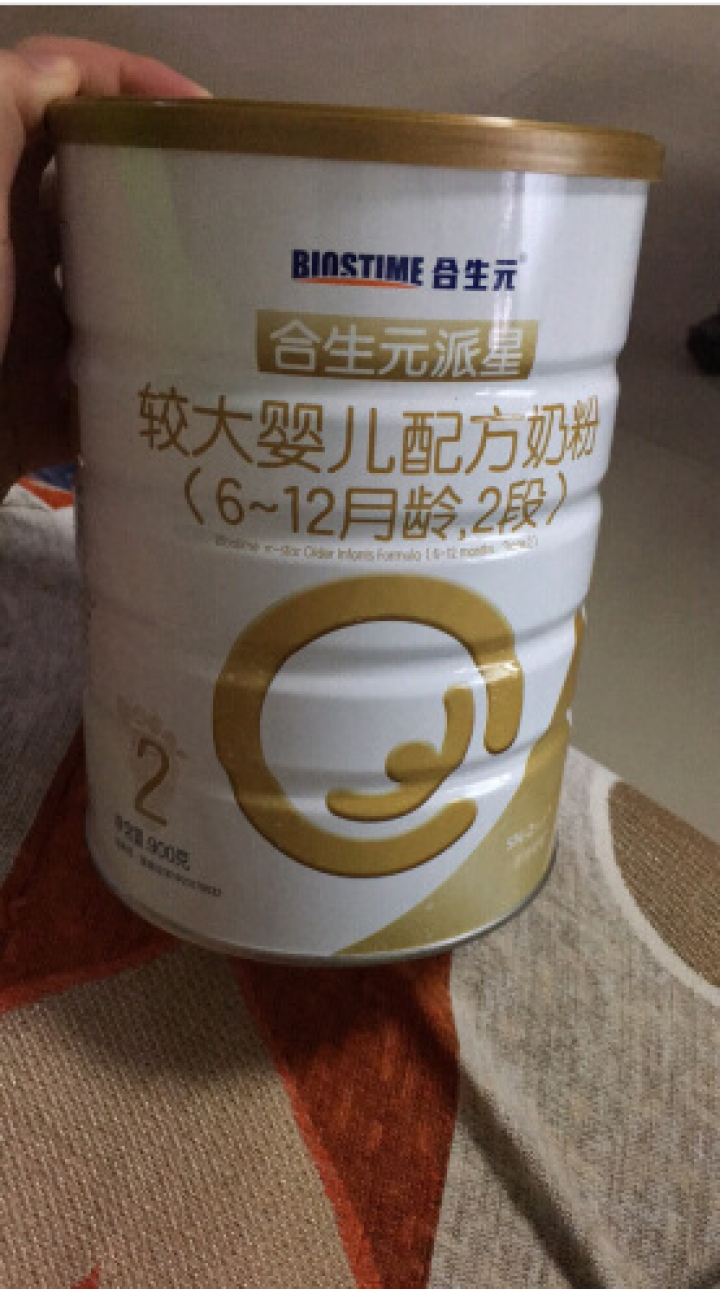 合生元（BIOSTIME）派星（原超级金装）较大婴儿配方奶粉2段900g 法国进口 新老包装随机发货（6,第3张