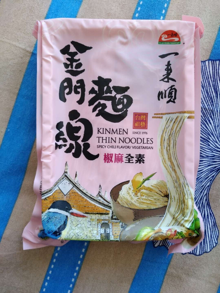 台湾一来顺 进口食品 零食小吃 方便面 手工面线 细腻香麻 椒麻面线 干湿两吃非油炸更健康台湾特产 椒麻面线怎么样，好用吗，口碑，心得，评价，试用报告,第2张