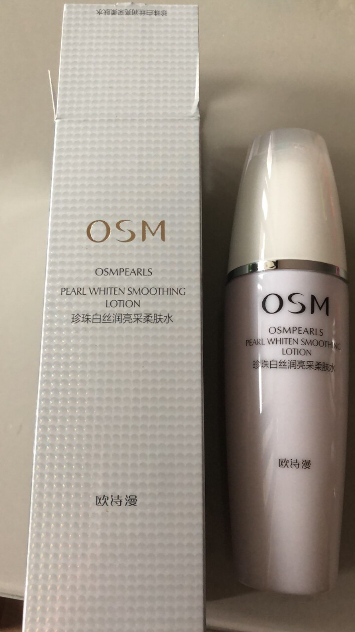 欧诗漫(OSM)爽肤水女美白淡斑珍珠白丝润亮采柔肤水150ml 补水保湿修护润肤化妆水怎么样，好用吗，口碑，心得，评价，试用报告,第3张