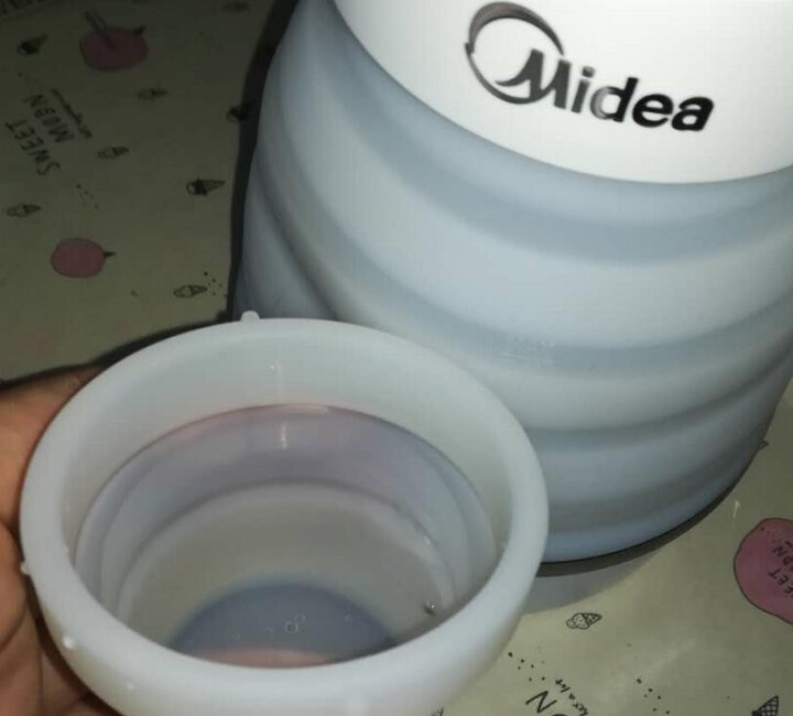 美的（Midea） 电热水壶 食品级硅胶 折叠双电压烧水壶 旅行便携电水壶 0.6L 06Simple101怎么样，好用吗，口碑，心得，评价，试用报告,第7张