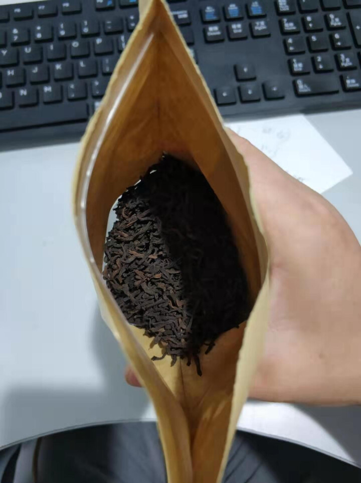 叶有缘 普洱茶熟茶散茶 老树金芽50克怎么样，好用吗，口碑，心得，评价，试用报告,第2张