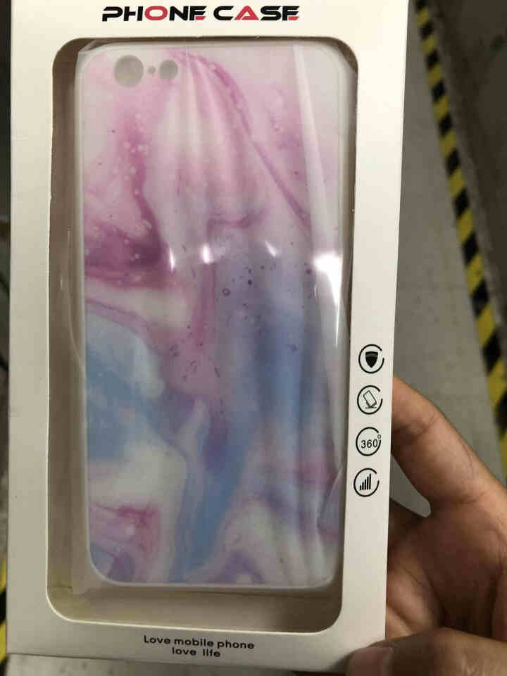 创纵 iPhone xs max手机壳苹果6s/7/7p/8plus彩边玻璃壳xr个性创意超薄保护套 粉色流沙 iphone6/6s怎么样，好用吗，口碑，心得，,第4张