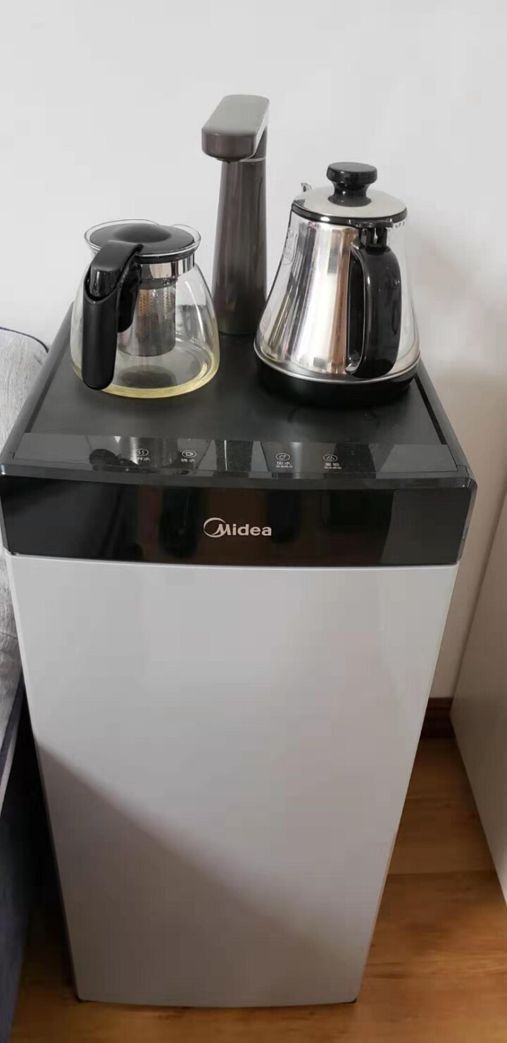 美的（Midea）茶吧机立式饮水机家用办公智能多功能下置式温热型饮水器YR1016S,第2张