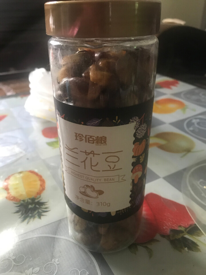 珍佰粮兰花豆牛肉味310g/罐 坚果零食地方特产蚕豆小吃怎么样，好用吗，口碑，心得，评价，试用报告,第3张