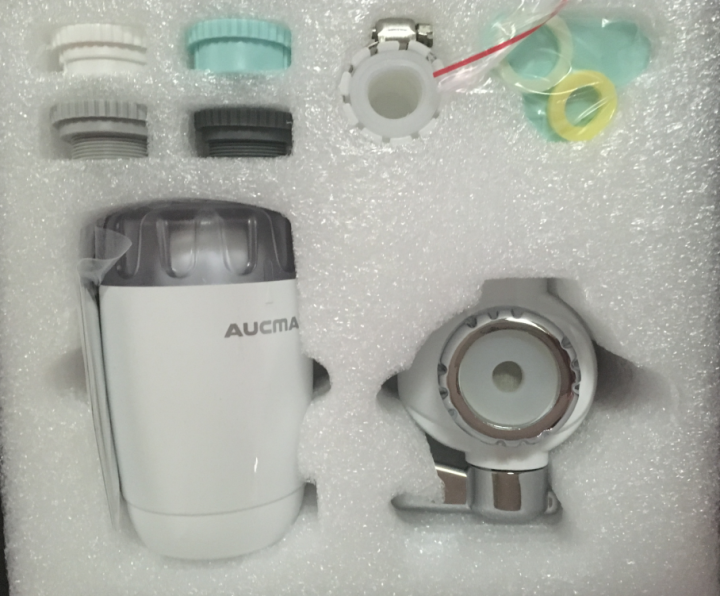 澳柯玛(AUCMA )净水器水龙头过滤器自来水净化器厨房卫生间双出水多重过滤满199减100 一机送6芯 ASL,第4张