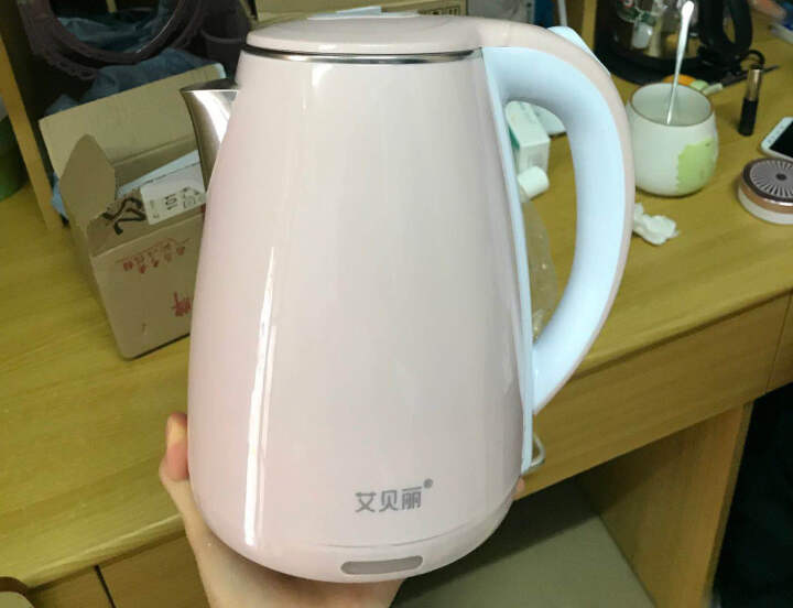 艾贝丽 电热水壶烧水壶 煮水壶家用泡茶304不锈钢内胆1.8L自动断电YQ,第4张