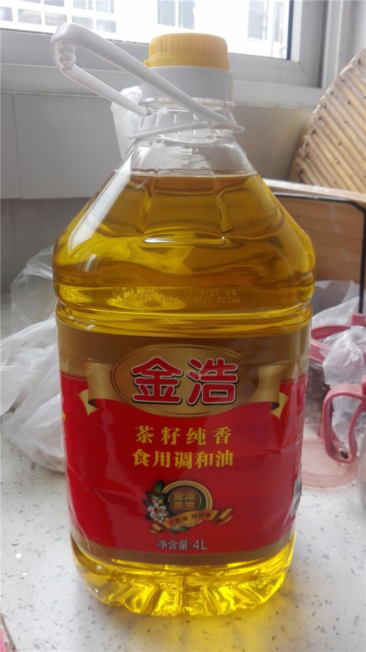 金浩 茶籽纯香食用调和油 非转基因食用油 家庭装 4L怎么样，好用吗，口碑，心得，评价，试用报告,第2张