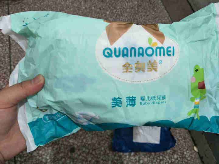 全奥美（Quanaomei）美薄系列婴儿纸尿裤尿不湿尿裤M码52片 L码体验装/8片怎么样，好用吗，口碑，心得，评价，试用报告,第3张