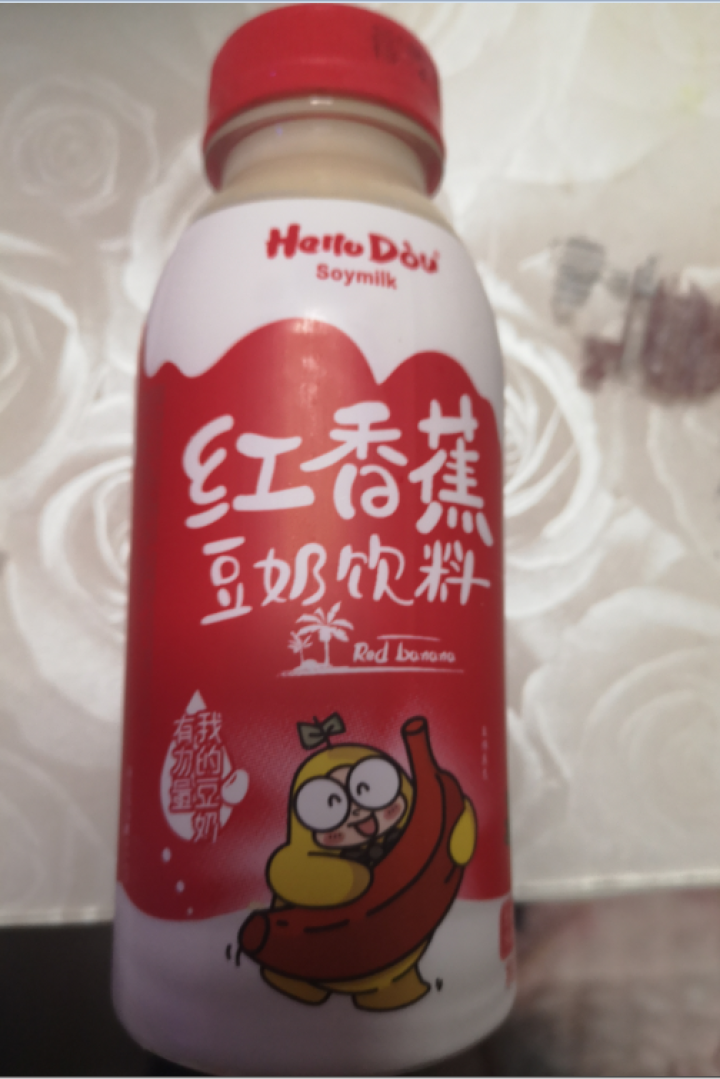 龙王 Hello Dou红香蕉豆奶 豆浆 植物蛋白饮料 330ml*6营养早餐奶 330ml*6瓶怎么样，好用吗，口碑，心得，评价，试用报告,第4张