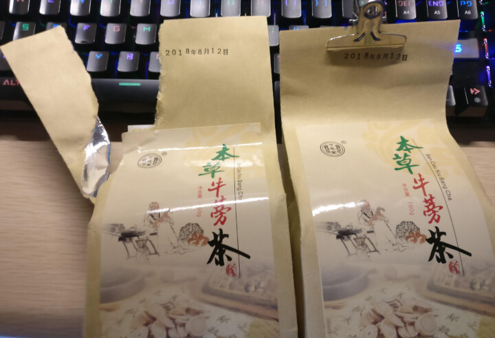 【买1送1】黄金牛蒡茶徐州牛旁茶牛膀茶牛磅茶新鲜牛棒牛蒡苍山台湾味绿色呼吸80包2袋装怎么样，好用吗，口碑，心得，评价，试用报告,第2张