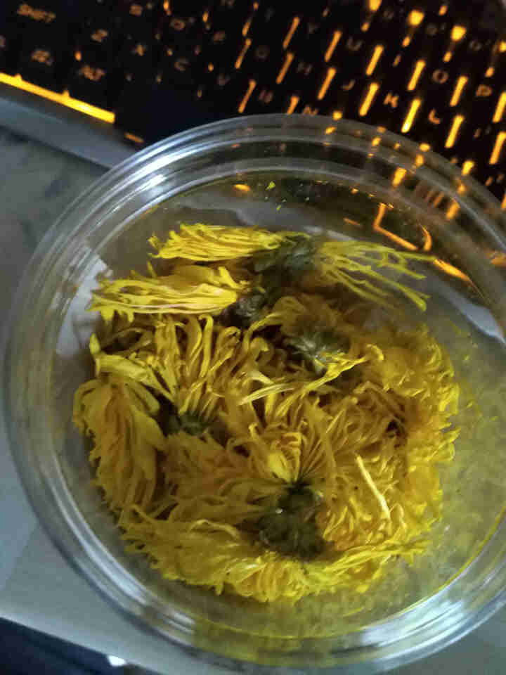 【买2送1再送水杯】花养花 金丝皇菊花茶去火菊花茶金丝黄菊茗品春夏清火去热可搭配枸杞一朵一杯 罐装20g怎么样，好用吗，口碑，心得，评价，试用报告,第3张