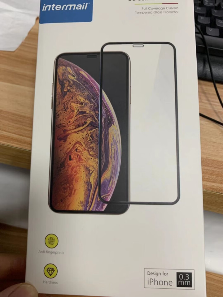 intermail苹果钢化膜iphonexr手机保护膜xs max高清全屏软边防指纹防爆贴膜 苹果XR【高清防指纹】软边全屏钢化膜怎么样，好用吗，口碑，心得，评,第2张