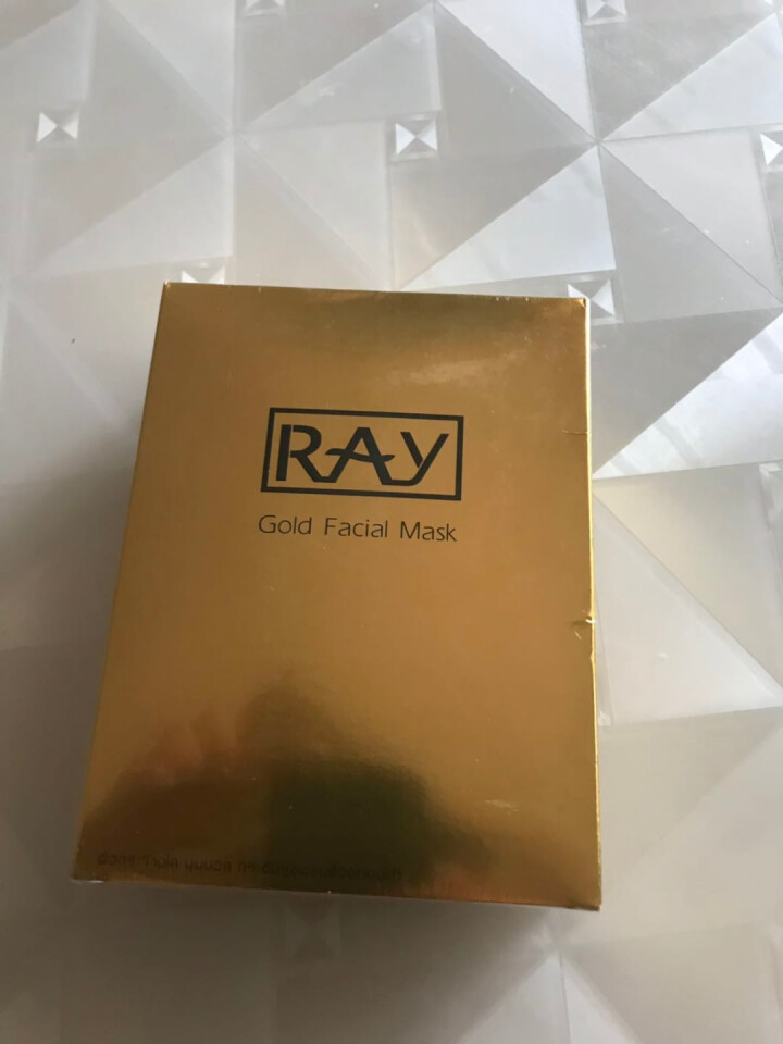 妆蕾RAY补水面膜 金色2盒（RAY蚕丝面膜 泰国进口 补水保湿 收缩毛孔 提亮肤色）怎么样，好用吗，口碑，心得，评价，试用报告,第3张