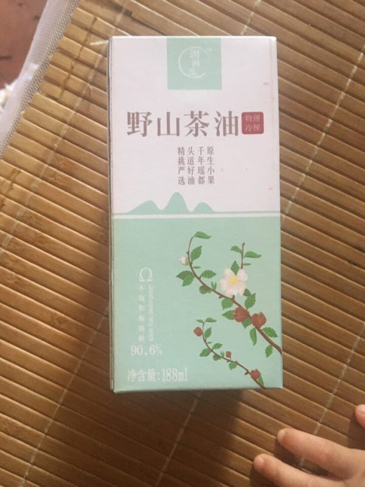 润则生野山茶籽油护肤油一级冷压榨纯正山茶油188ml茶油食用外涂怎么样，好用吗，口碑，心得，评价，试用报告,第2张