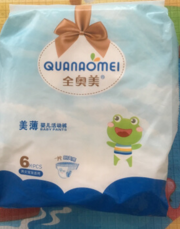 全奥美（Quanaomei）美薄系列婴儿纸尿裤尿不湿拉拉裤活动裤L码 L码体验装/6片怎么样，好用吗，口碑，心得，评价，试用报告,第2张