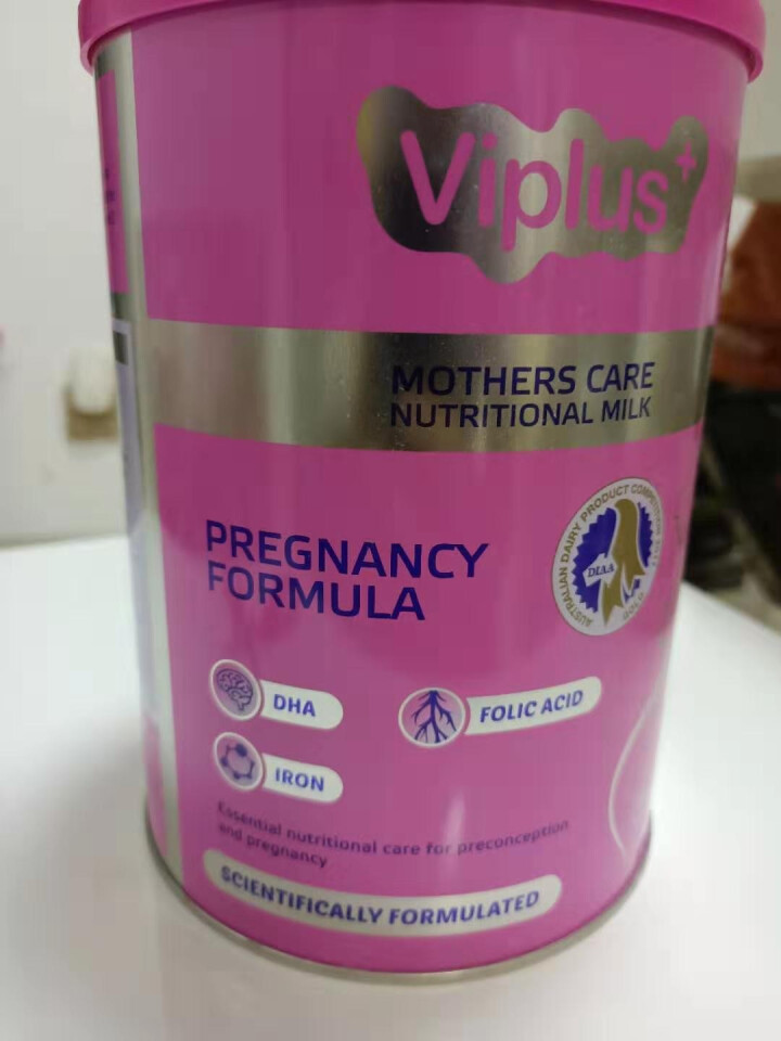 澳洲进口 Viplus维爱佳M1+妈妈孕期奶粉  DHA&FOS 乳铁蛋白 叶酸 800克（罐装）怎么样，好用吗，口碑，心得，评价，试用报告,第3张