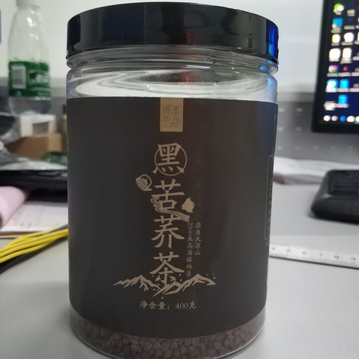 源本农品 2罐装 黑苦荞茶黄苦荞麦茶 四川大凉山特级特产大麦茶正品全胚芽大颗粒麦香茶 谷物养生茶 黑苦荞 2罐装 共800g怎么样，好用吗，口碑，心得，评价，试,第2张