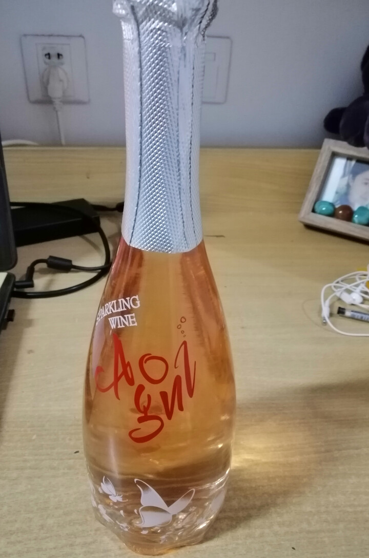 玫瑰瓶底颜值酒!爱格尼桃红甜起泡酒女士甜酒 agoni 750ml