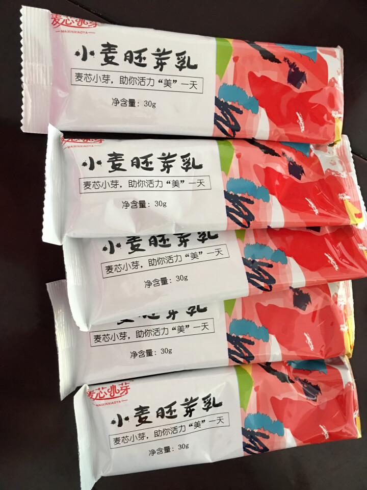 麦芯小芽（MAIXINXIAOYA）小麦胚芽乳三天装180g礼盒装（30g*6袋）怎么样，好用吗，口碑，心得，评价，试用报告,第4张