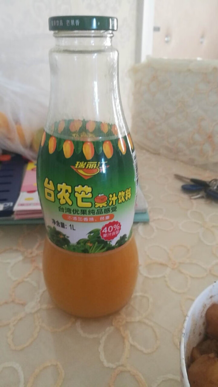 【云南馆】瑞丽江台农芒果汁饮料云南特产瓶装1L怎么样，好用吗，口碑，心得，评价，试用报告,第2张