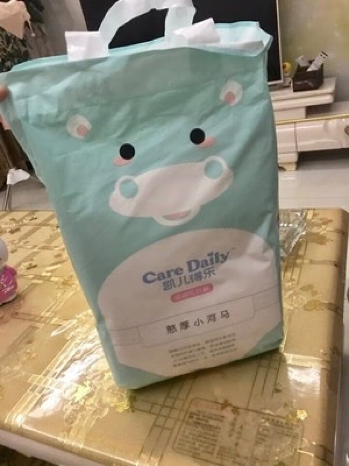 凯儿得乐（care daily）萌趣婴儿拉拉裤 超薄透气成长裤学步裤 萌趣包装L46片/包[9,第2张