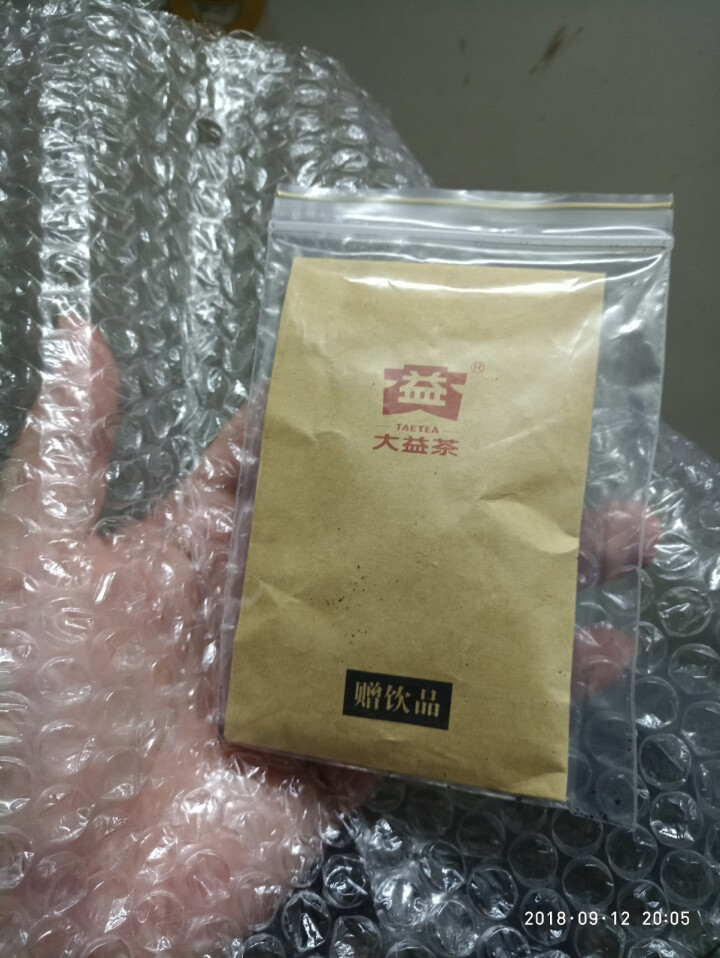 大益普洱茶 7262熟茶熟饼 2018年批次8g试饮装怎么样，好用吗，口碑，心得，评价，试用报告,第2张