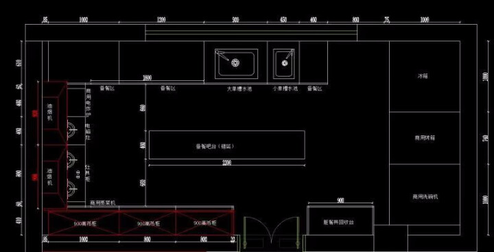 工程解决方案 商用厨房CAD平面设计 酒店食堂餐厅后厨中餐厅火锅西餐店布局设计 商厨改造方案 订金 CAD平面图怎么样，好用吗，口碑，心得，评价，试用报告,第2张