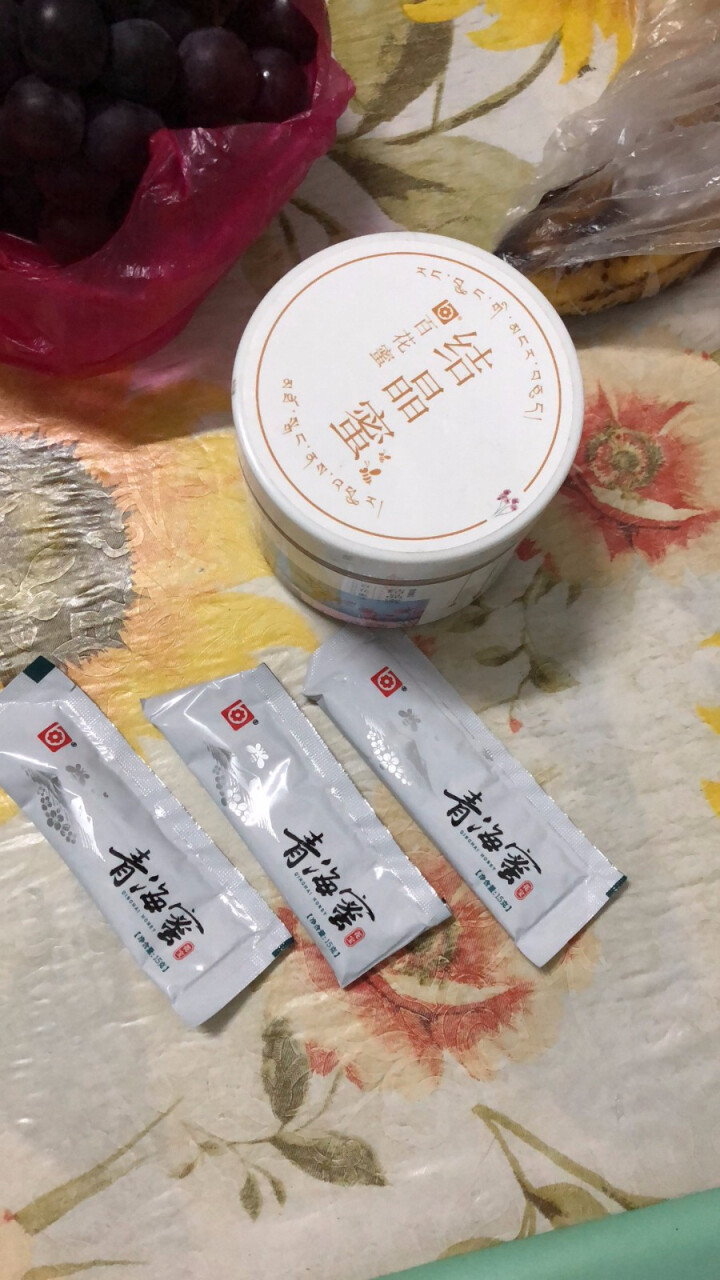 花宝 百花结晶蜜 门源花海草原花精华 野生百花蜜自然结晶营养浓度翻倍瓶500g怎么样，好用吗，口碑，心得，评价，试用报告,第3张