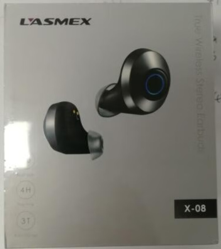 德国lasmex勒姆森X08真无线蓝牙耳机入耳式TWS双耳迷你隐形运动防水降噪触控苹果华为安卓通用 活力红怎么样，好用吗，口碑，心得，评价，试用报告,第2张