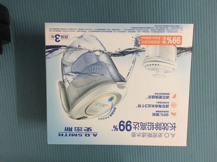 史密斯（A.O.SMITH) P35VAGW型重力式净水器 家用滤水壶 净水器 3.5L白色一壶一芯装怎么样，好用吗，口碑，心得，评价，试用报告,第2张