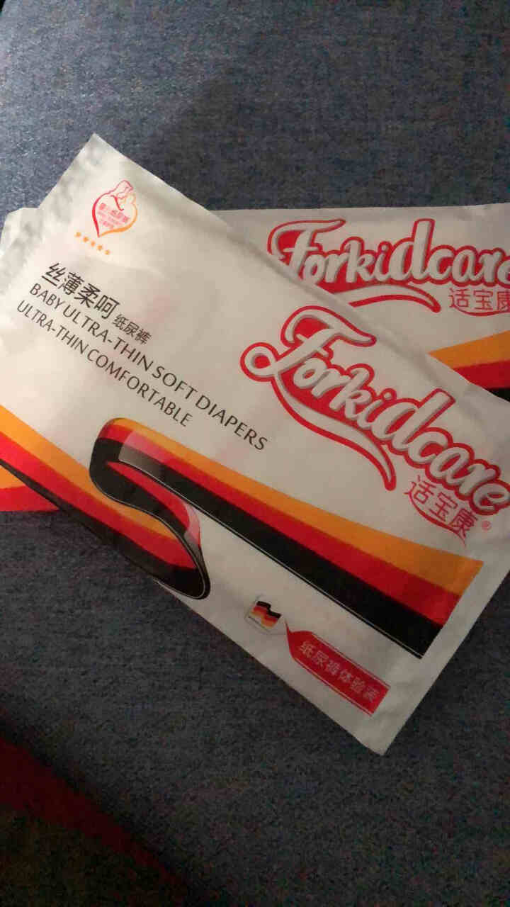 适宝康·Forkidcare 丝薄柔呵纸尿裤试用装M码*3片 适合6,第4张