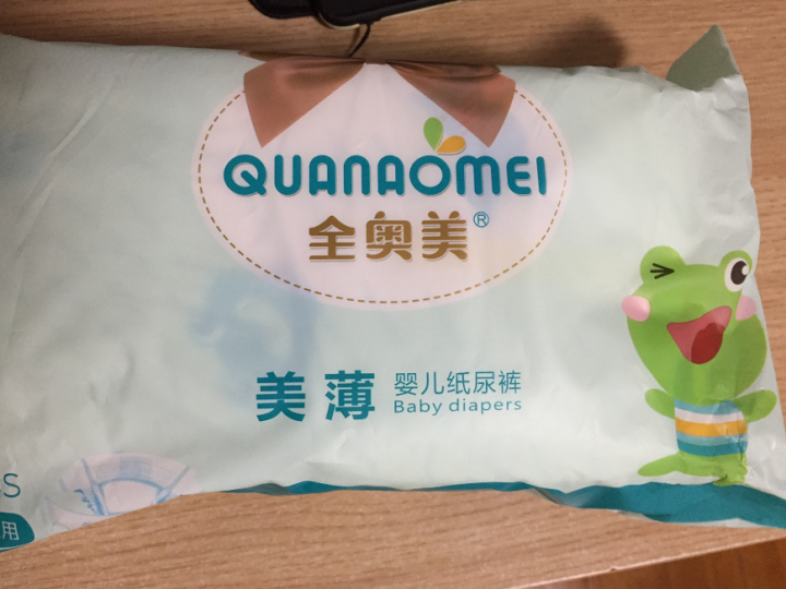 全奥美（Quanaomei）美薄系列婴儿纸尿裤尿不湿尿裤M码52片 XL码体验装/8片怎么样，好用吗，口碑，心得，评价，试用报告,第2张