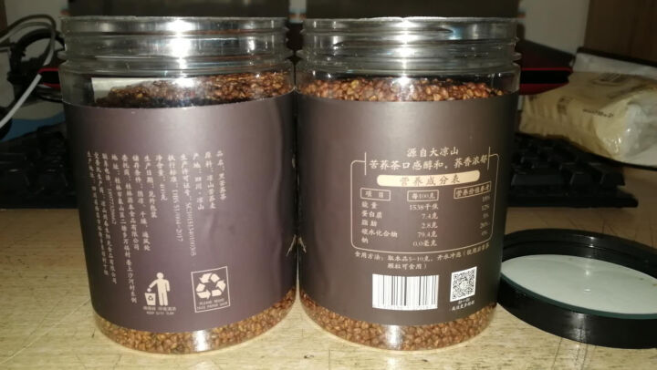 源本农品 2罐装 黑苦荞茶黄苦荞麦茶 四川大凉山特级特产大麦茶正品全胚芽大颗粒麦香茶 谷物养生茶 黑苦荞 2罐装 共800g怎么样，好用吗，口碑，心得，评价，试,第4张