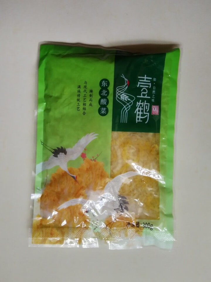 【齐齐哈尔特产馆】壹鹤正宗东北酸菜300g*5袋 白菜厌氧腌制口感酸爽怎么样，好用吗，口碑，心得，评价，试用报告,第2张