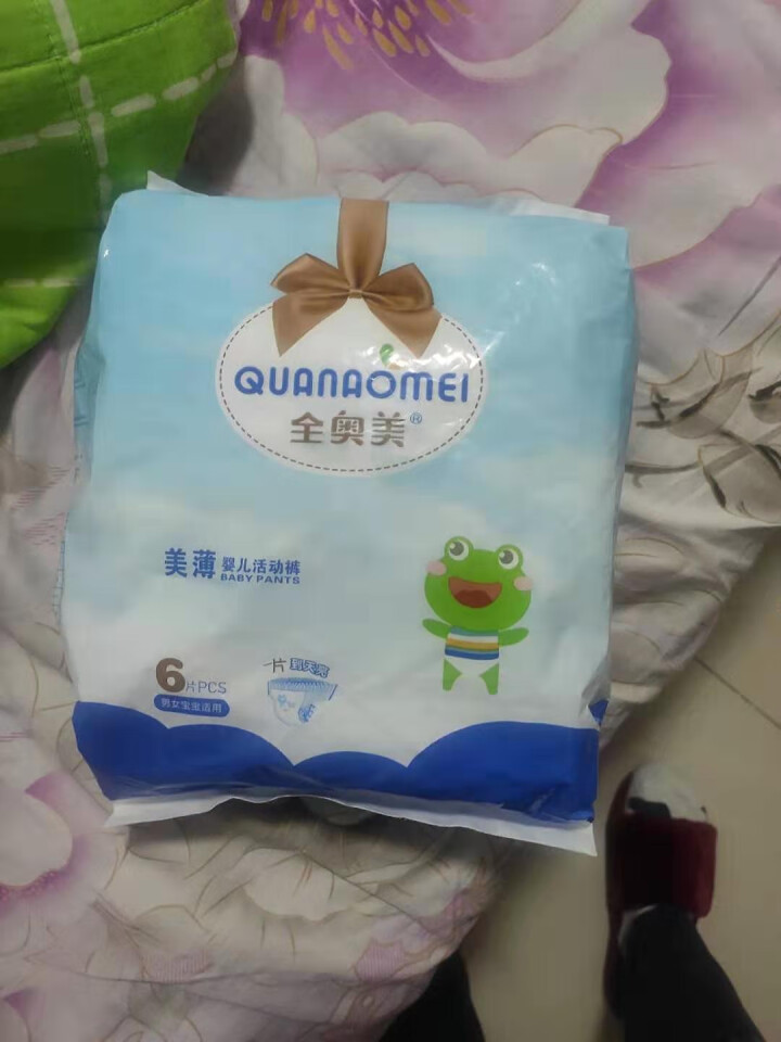 全奥美（Quanaomei）美薄系列婴儿纸尿裤尿不湿拉拉裤活动裤M/L/XL/XXL L码体验装/6片怎么样，好用吗，口碑，心得，评价，试用报告,第2张