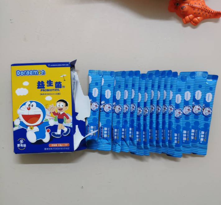 哆啦A梦（Doraemon）儿童益生菌粉进口菌株2.5g每条300亿活菌15条装怎么样，好用吗，口碑，心得，评价，试用报告,第4张