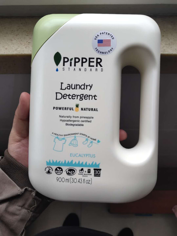 PIPPER 洗衣液尤加利香 900ml 婴儿洗衣液 植物酵素 尤加利香型怎么样，好用吗，口碑，心得，评价，试用报告,第2张