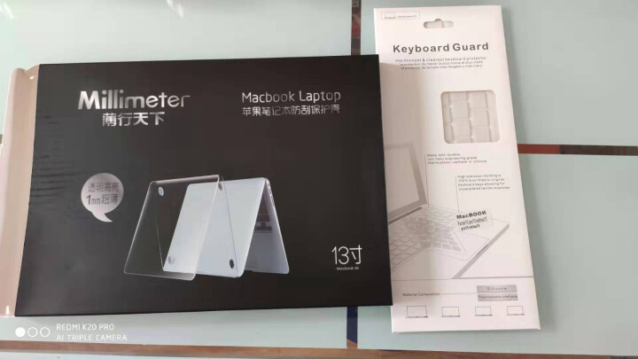 2019年新款pro13.3英寸苹果电脑保护壳macbookAir保护套A2159玫瑰金电脑壳 青春蓝（送透明键盘膜） 新款带bar13寸A2159/1989/,第2张