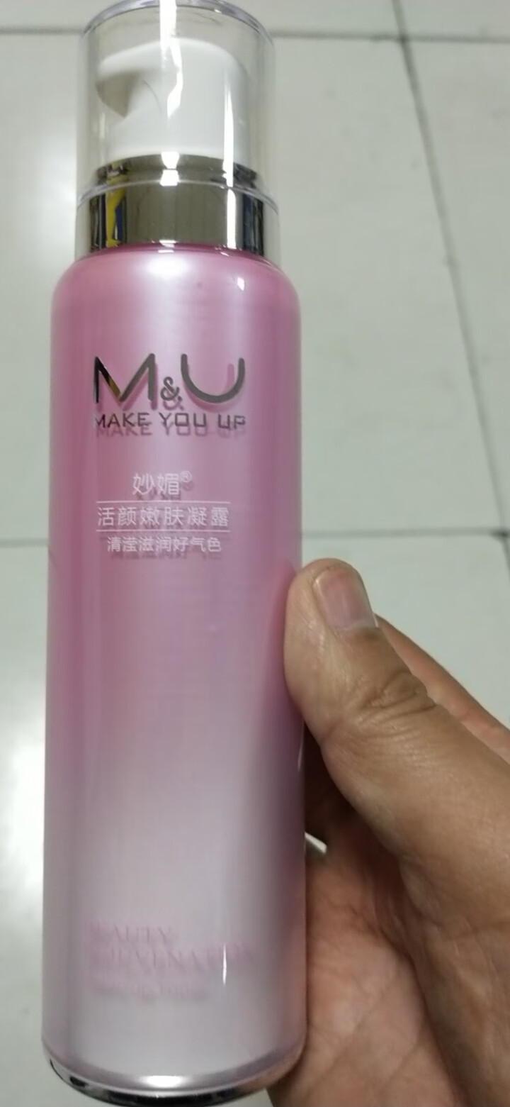 M&U(妙媚)活颜嫩肤凝露玻尿清痘冰感水凝露 120ml（女士爽肤水 保湿祛痘 女士护肤 女士补水）怎么样，好用吗，口碑，心得，评价，试用报告,第4张