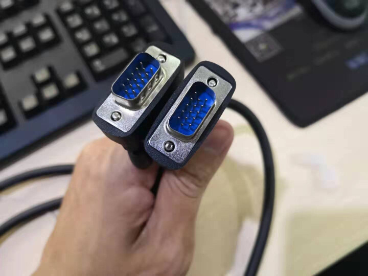 安普康（AMPCOM）VGA线工程版高清连接线双磁环vga3+6线芯针/针 电脑显示器投影仪视频线 工程版VGA线【3+6】针/针 1.5米怎么样，好用吗，口碑,第4张