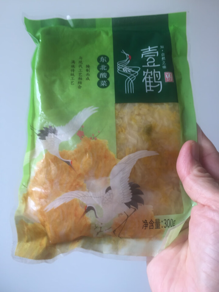 【齐齐哈尔特产馆】壹鹤正宗东北酸菜300g*5袋 白菜厌氧腌制口感酸爽怎么样，好用吗，口碑，心得，评价，试用报告,第3张