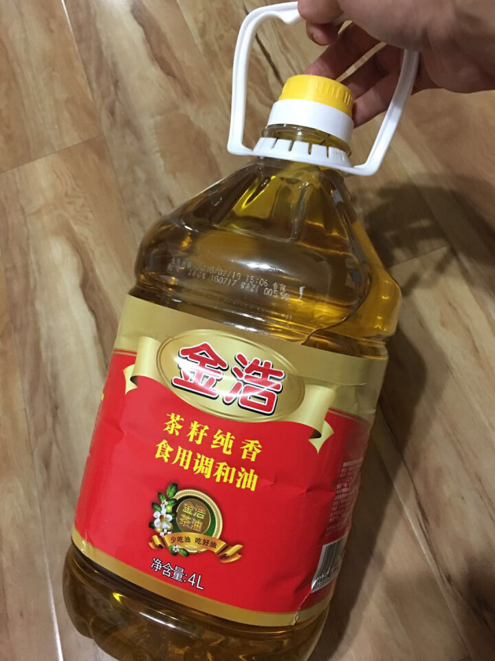 金浩 茶籽纯香食用调和油 非转基因食用油 家庭装 4L怎么样，好用吗，口碑，心得，评价，试用报告,第2张