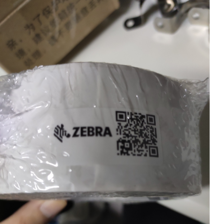 斑马（ZEBRA）打印机标签E邮宝热敏纸 高性能环保耐久型 三防高粘不卷曲不脱标进口模切适宜自动贴标 40*50mm*800张*1卷怎么样，好用吗，口碑，心得，,第4张