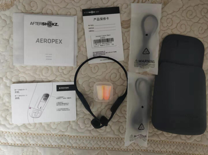 AFTERSHOKZ韶音AS800 AEROPEX 骨传导蓝牙耳机运动无线耳骨传导耳机跑步骑行 曜夜黑怎么样，好用吗，口碑，心得，评价，试用报告,第4张