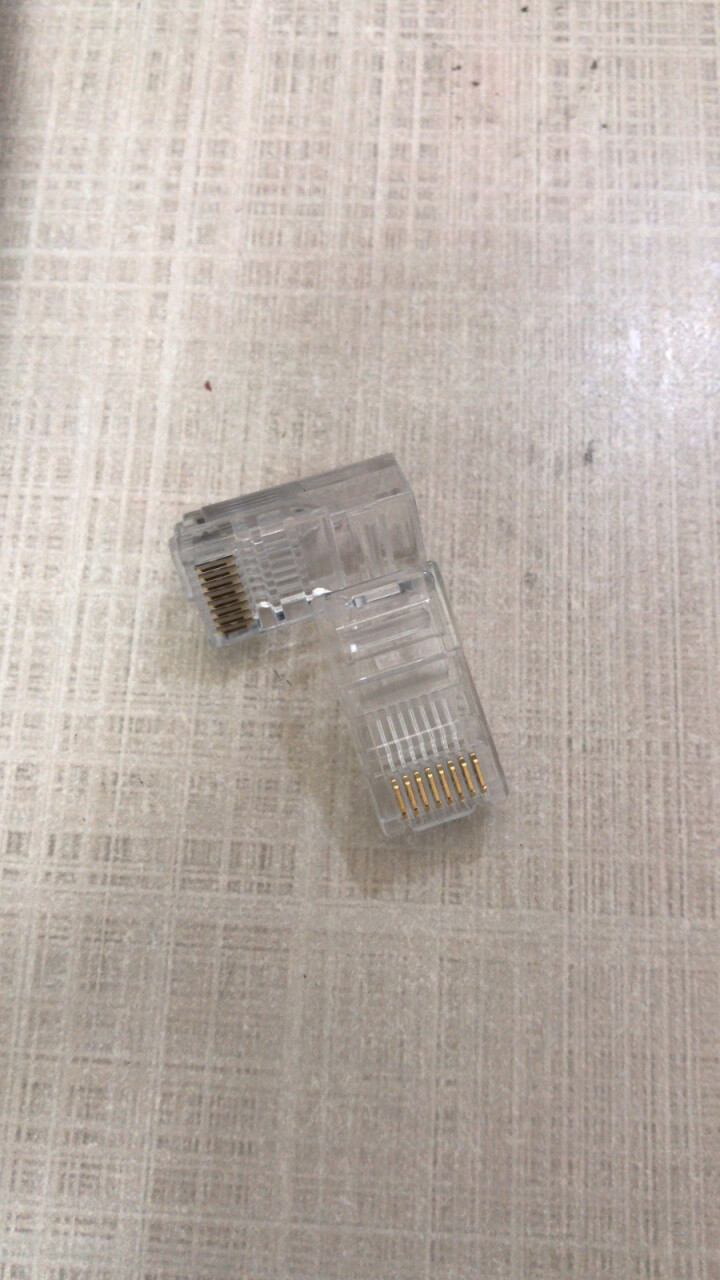 安普唐（AMPTAAN）超五类水晶头 RJ45屏蔽Cat5e电脑网线8P8C网络宽带连接头纯铜镀金 超五类非屏蔽 15U镀金 30个/袋怎么样，好用吗，口碑，心,第4张