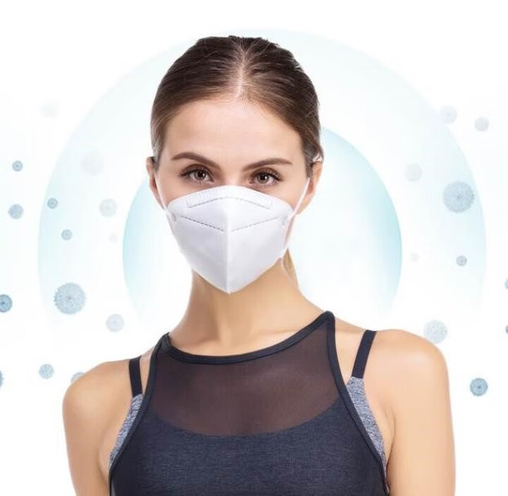 aer 口罩男女潮防雾霾pm2.5防尘kn95级别口罩夏季透气薄款 白色 5只装