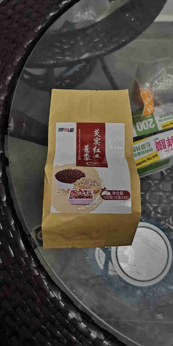 修延堂 芡实红豆薏米茶 祛湿茶150g30包   除湿气茶花草茶大麦苦荞茶养生茶袋泡茶 芡实红豆薏米茶150g【30包*5g】怎么样，好用吗，口碑，心得，评价，,第3张