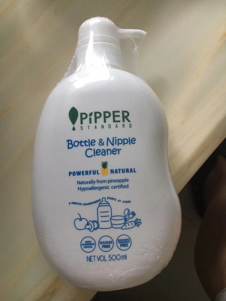 PIPPER 奶瓶奶嘴清洁剂 500ml 植物酵素 清洁剂奶瓶怎么样，好用吗，口碑，心得，评价，试用报告,第4张